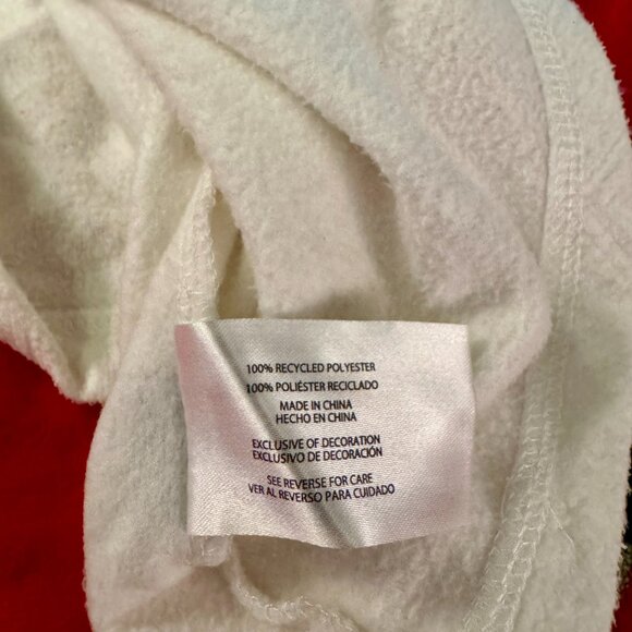 Eddie Bauer Geometric Polar Fleece 1/4 Zip Pullover | White | Women’s M Like New - Picture 6 of 16